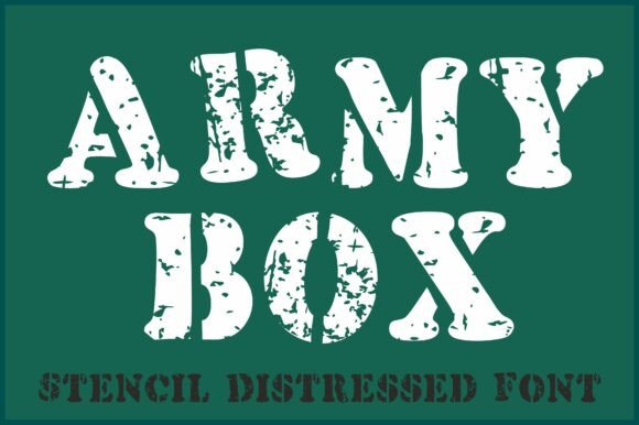 Army Box: A Bold and Rugged Display Font for Web Design