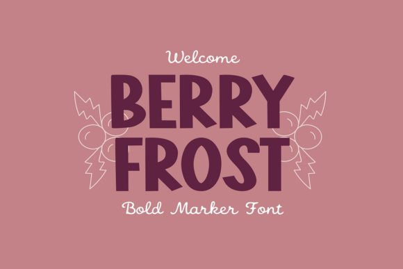 Berry Frost: A Charming Hand-Lettered Font for Editorial Design