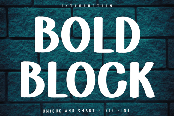 Bold Block: A Festive Font for Crafters and Creators