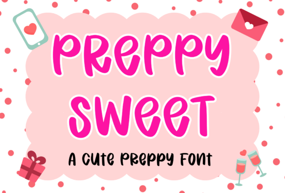 Charming Preppy Sweet Font for Makers and Sellers