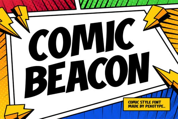Comic Beacon: A Bold and Playful Font for Web Design