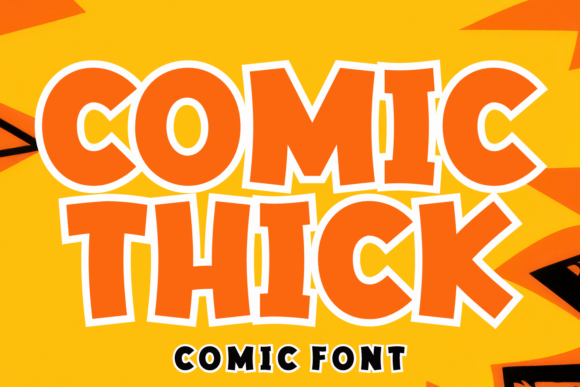 Comic Thick: A Playful and Bold Typeface for Creative Projects
