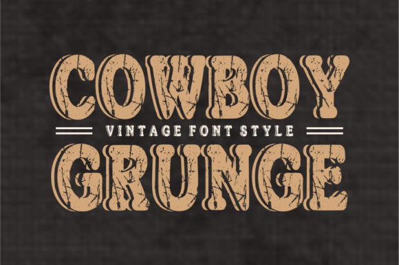Cowboy Grunge: A Font for Bold Editorial Design