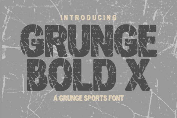 Enhance Your Editorial Design with Grunge Bold X Font