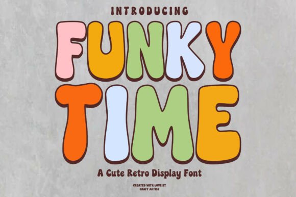 Funky Time: A Playful Retro Font for Modern Web Design