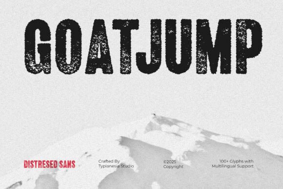 Goatjump: A Bold and Playful Display Typeface
