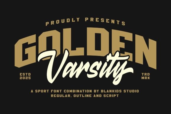 Golden Varsity: A Versatile Display Font for Editorial Design