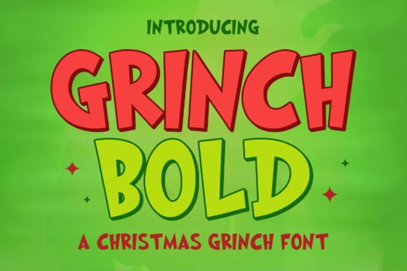 Grinch Bold: A Fun and Playful Display Font for Marketers