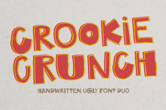 Introducing Crookie Crunch: A Bold and Quirky Font for Editors