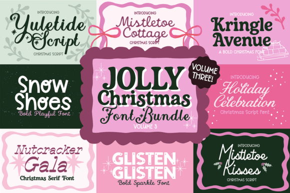 Jolly Christmas Bundle Vol3: A Festive Typeface Review