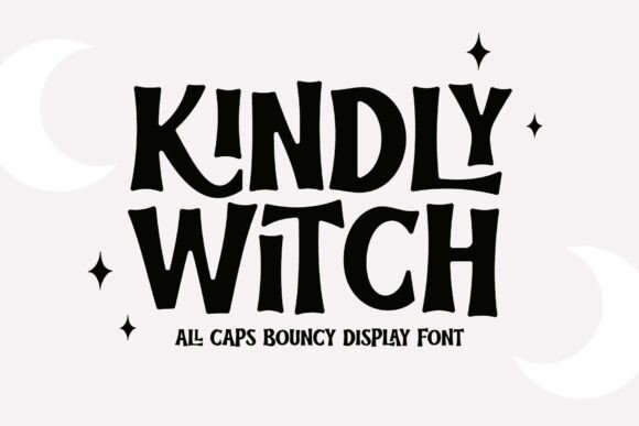 Kindly Witch: A Spooky Yet Welcoming Display Font