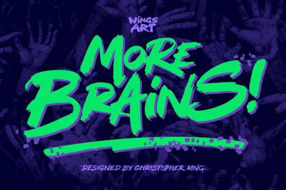 Morebrainsregular: A Playful Font for Engaging Branding