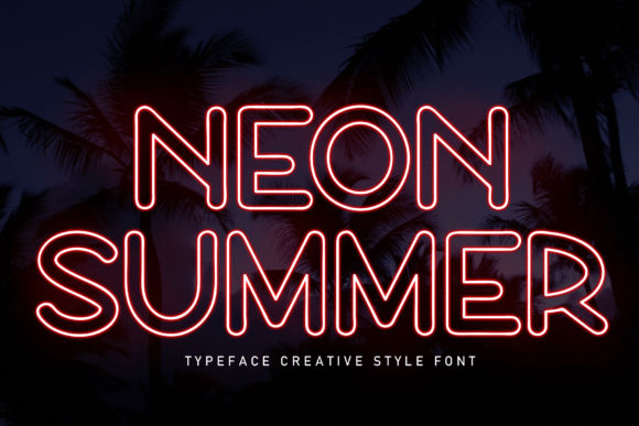 Neon Summer: A Friendly Display Font for Modern Web Design