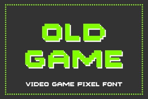 Old Game: A Charming Retro Font for Editorial Design