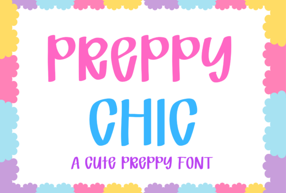 Preppy Chic: A Playful Font for Editorial Design