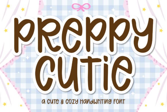 Preppy Cutie: A Charming Handwriting Display Font