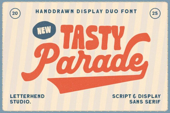 Review: Tasty Parade Duo - A Retro-Inspired Font for Creative Branding