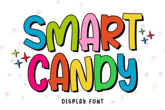 Smart Candy: A Bold Display Font for Crafters and Creators