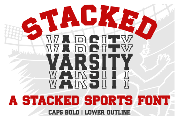 Stacked Varsity: A Bold Typeface for Editorial Impact