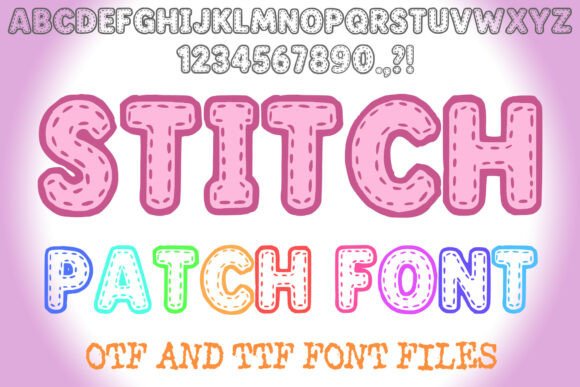 Stitch Patch: The Perfect Font for Handmade Creations