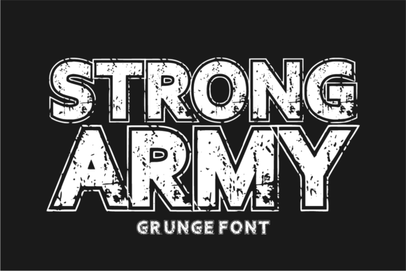 Strong Army: A Commanding Display Font for Editorial Design