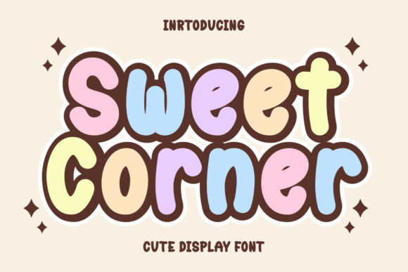 Sweet Corner: A Playful Font for Charming Branding