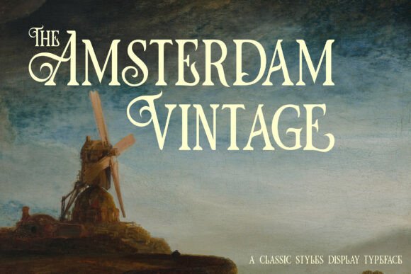 The Amsterdam Vintage: A Stylish Serif for Web Design