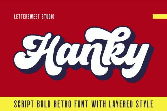 Transform Your Brand with Hanky: A Bold Script Font