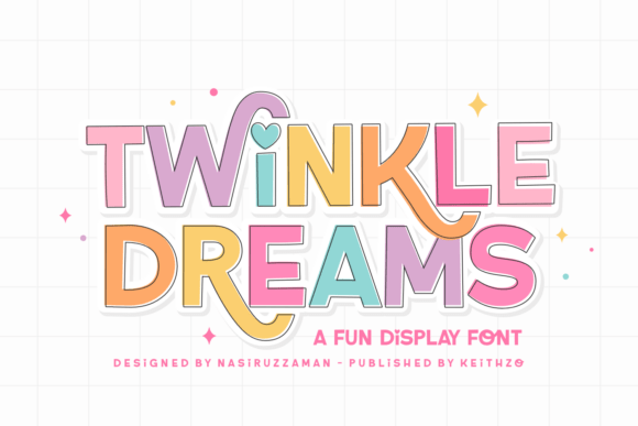 Twinkle Dreams: A Playful Font for Editorial Charm