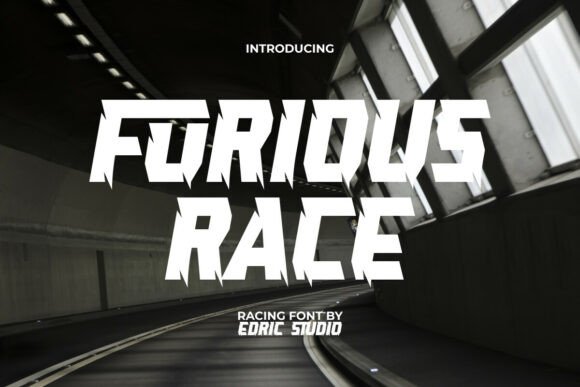 Unleash Creativity with Furious Race Display Font