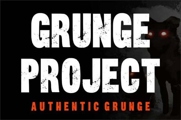 Unleash Raw Energy with Grunge Project Font
