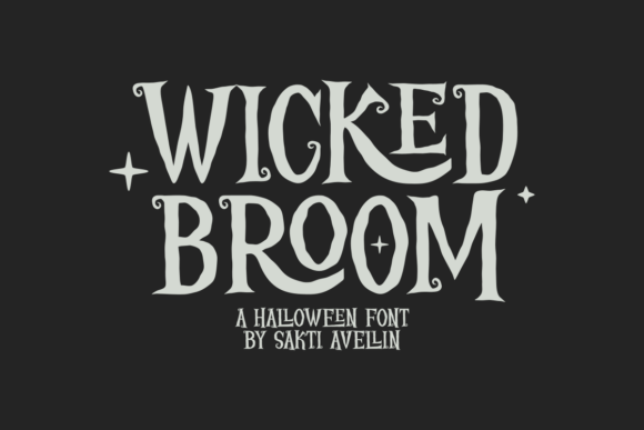Wicked Broom: A Spooky and Stylish Font for Halloween Projects